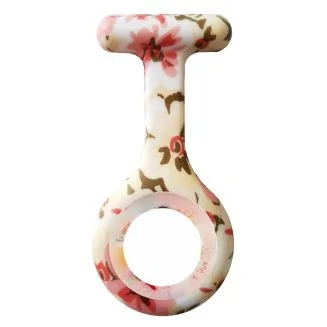 Fako - Verpleegstershorloge - Siliconen Hoesje Print - Bouquet