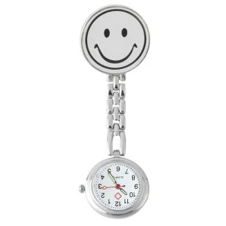 Fako - Verpleegstershorloge - Smiley - Wit