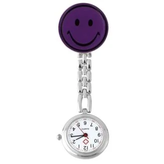 Fako - Verpleegstershorloge - Smiley - Paars