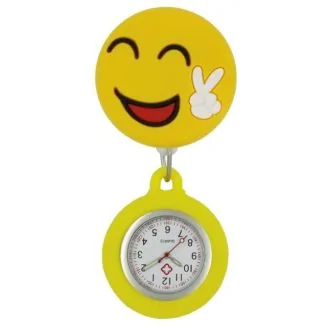 Fako - Verpleegstershorloge - 3D Roller - Emoji Peace