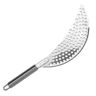 Fako - RVS Afgiethulp Met Handvat – Afgietdeksel Met Handvaten – Vaatwasmachinebestendig – Makkelijk Afgieten - Pasta Afgieten - 36cm