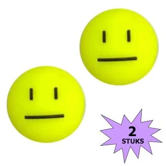 Fako Bijoux - Tennisdemper - Emoji - Neutraal - 2 Stuks