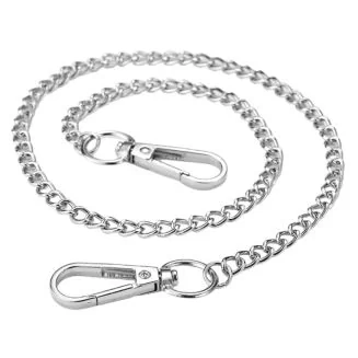 Fako Bijoux - Sleutelketting - Broekketting - Portemonnee Ketting - 55cm - Zilverkleurig