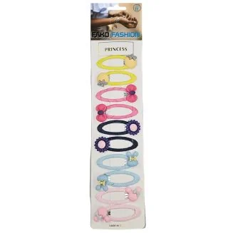 Fako Fashion - 10 Haarspeldjes Op Kaart - Haarclips Voor Meisjes - 10 Stuks - Spring - Mix