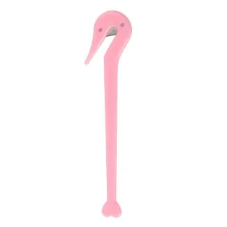 Fako Fashion - Elastiekmesje Roze - Elastiek - Mesje - Snijden - Haarelastiekjes - Haar - Haaraccessoire - Hart Roze