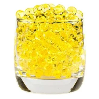 Fako Bijoux - Waterparels - Water Absorberende Balletjes - 8-9mm - Geel - 10.000 Stuks