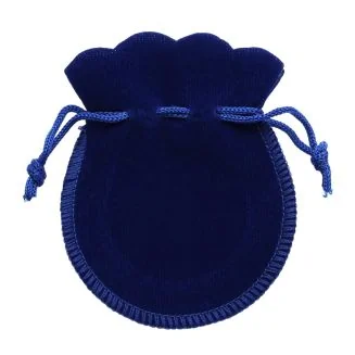 Fako Bijoux - Cadeau Zakjes Mini - Velours - 6.5x7.5cm - Royal Blauw - 10 Stuks