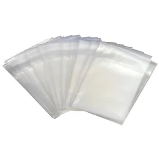 Fako Bijoux - Cellofaan Zakjes Frosted 7x7cm - Zakjes Met Plakstrip - Zelfklevende Zakjes - Uitdeelzakjes - Mat Transparant - 200 Stuks
