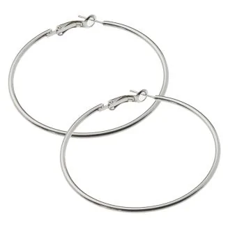 Fako Bijoux - Oorbellen - Oorringen - 70mm - Zilverkleurig