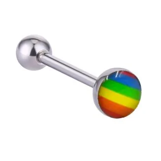 Fako Bijoux - Tongpiercing - Logo - Regenboog