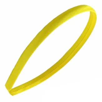 Fako Fashion - Diadeem - Satijn - 10mm - Geel