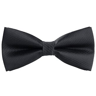 Fako Fashion - Vlinderstrik - Vlinderdas - Deluxe - 12cm - Zwart Gestreept