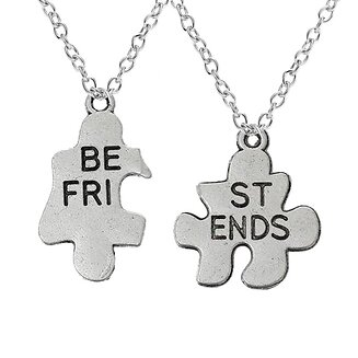 Fako Bijoux - Vriendschapsketting - Best Friends - Puzzelstukjes