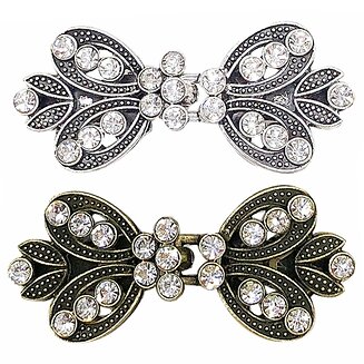 Fako Bijoux - Vestsluiting Classic - Vestclip - Set 2 Stuks - Butterfly