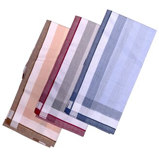 Fako Fashion - Heren Zakdoeken - Zakdoek - 100% Katoen - 40x40cm - Serie 5 - 3 Stuks