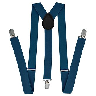 Fako Fashion - Bretels - Effen - 100cm - Kobalt Blauw