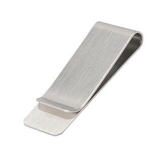 Fako Bijoux - Geldclip - Moneyclip - RVS - 52x20mm - Zilverkleurig