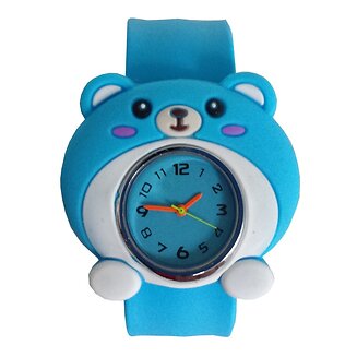 Fako - Kinderhorloge - Slap On - Muis - Blauw