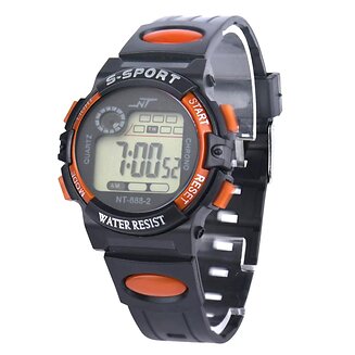 Fako - Kinderhorloge - LCD Sport Mini - Oranje