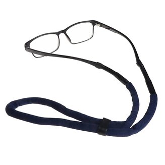 Fako Bijoux - Drijvend Brillenkoord - 66cm - 10mm - Navy Blauw