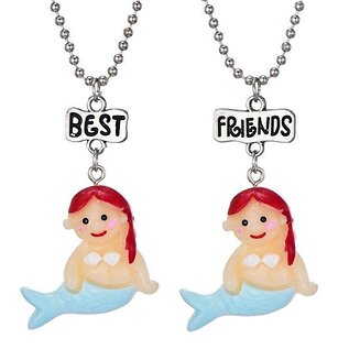 Fako Bijoux - Vriendschapsketting - Zeemeermin - BFF Ketting - Best Friends - Mermaid