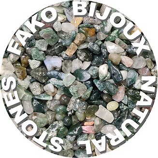 Fako Bijoux - Stukjes Natuursteen - Natuursteen Chips - Stukjes Onregelmatige Natuursteen Split In Doosje - 5-8mm - 60-70 Gram - Indiase Agaat - Indian Agaat