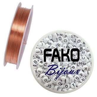 Fako Bijoux - Koperdraad - Metaaldraad - Sieraden Maken - 0.6mm - 5 Meter - Rosé Goud