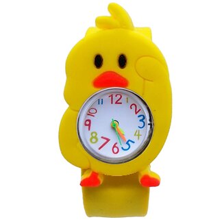 Fako - Kinderhorloge - Slap On Mini - Kuiken - Geel