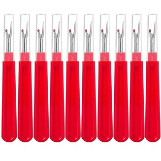 Fako Bijoux - 10x Tornmes XL Rood - Tornmesje - Extra Scherp - Groot Model - 14cm - Rood - 10 Stuks