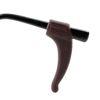 Fako Bijoux - Anti-slip Oorhaakjes - Brilhaakjes - Siliconen - Bruin - 1 Paar 