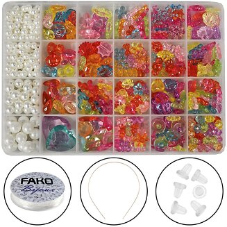Fako Bijoux - Kralen Set - Acryl - Sieraden Maken - Serie 3 - Box - 700 Stuks