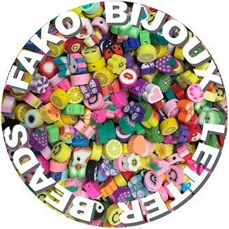 Fako Bijoux - Klei Kralen Super Mix - Figuurkralen - Kleikralen - 10mm - +/- 100 Stuks
