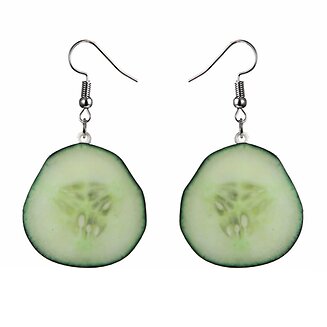 Fako Bijoux - Oorbellen - Groente & Fruit - Komkommer