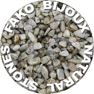 Fako Bijoux - Stukjes Natuursteen - Natuursteen Chips - Stukjes Onregelmatige Natuursteen Split In Doosje - 5-8mm - 60-70 Gram - Prehniet