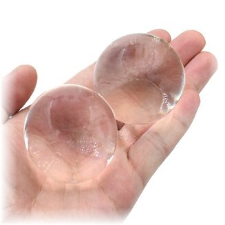 Fako Bijoux - Waterparels - Water Absorberende Ballen - 30-40mm - Transparant - 50 Stuks