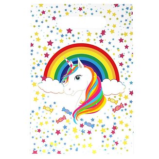 Fako Bijoux - Uitdeelzakjes - 10 stuks - Traktatie Zakjes Voor Uitdeelcadeautjes - Uitdeelzakjes Kinderfeestje - Verjaardag -  Unicorn / Eenhoorn
