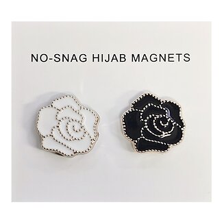 Fako Bijoux - 2x Magnetische Broche - Hoofddoek Magneet - Sjaal - Hijab - Abaya - 17mm - 2 Stuks - Rose