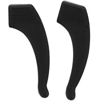Anti-slip Oorhaakjes - Brilhaakjes – Siliconen - Bescherm je Bril - Antislip Pootjes - Voor Kinderen en Volwassenen – 1 Paar – Zwart