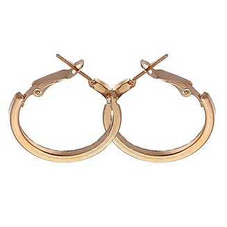 Fako Bijoux - Oorringen - Stainless Steel - 30mm - Goudkleurig