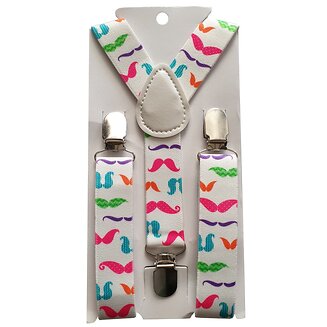 Fako Fashion - Kinder Bretels - Print - Snorren - 65cm - Multicolour